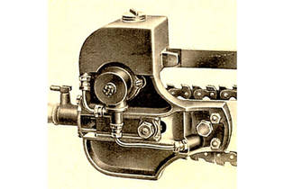 1934: Fully automatic chain lubrication